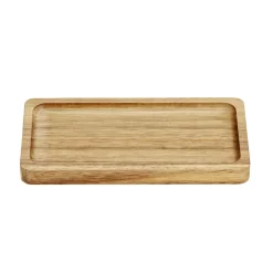 Plateau en bois d'acacia 10,5x19cm