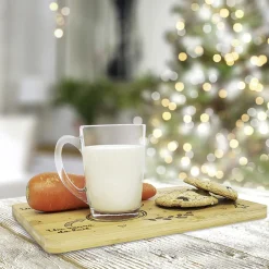 Plateau Père Noël en bambou < Gifi Clearance