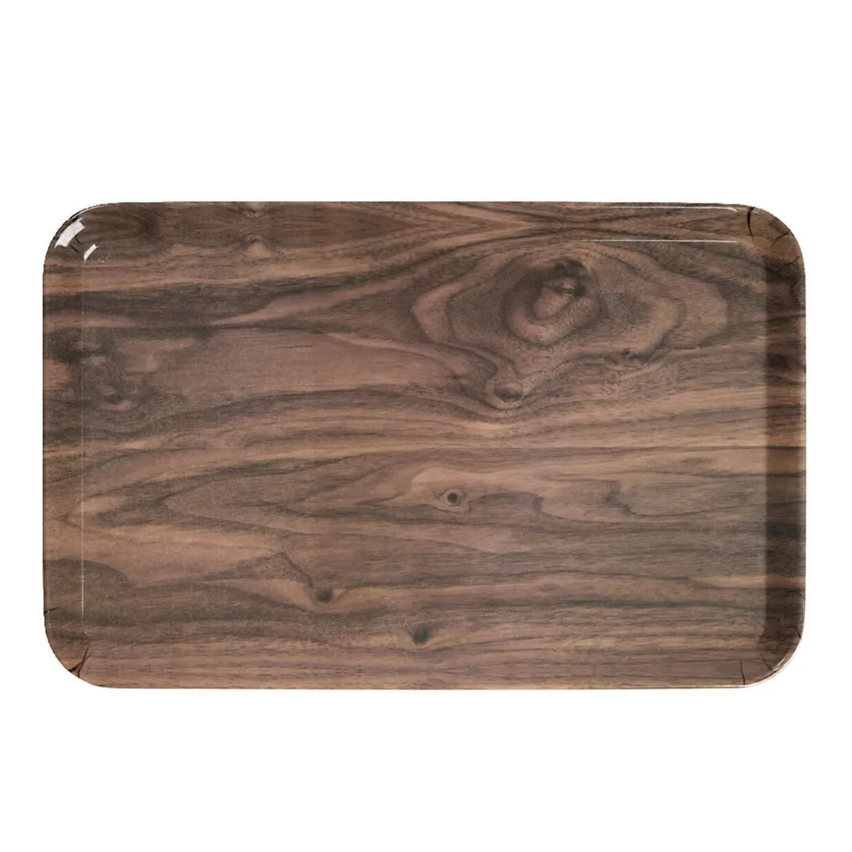 Plateau rectangulaire mélaminé effet bois naturel 19x30cm < Gifi Hot