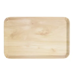 Plateau rectangulaire mélaminé effet bois naturel 19x30cm < Gifi Hot