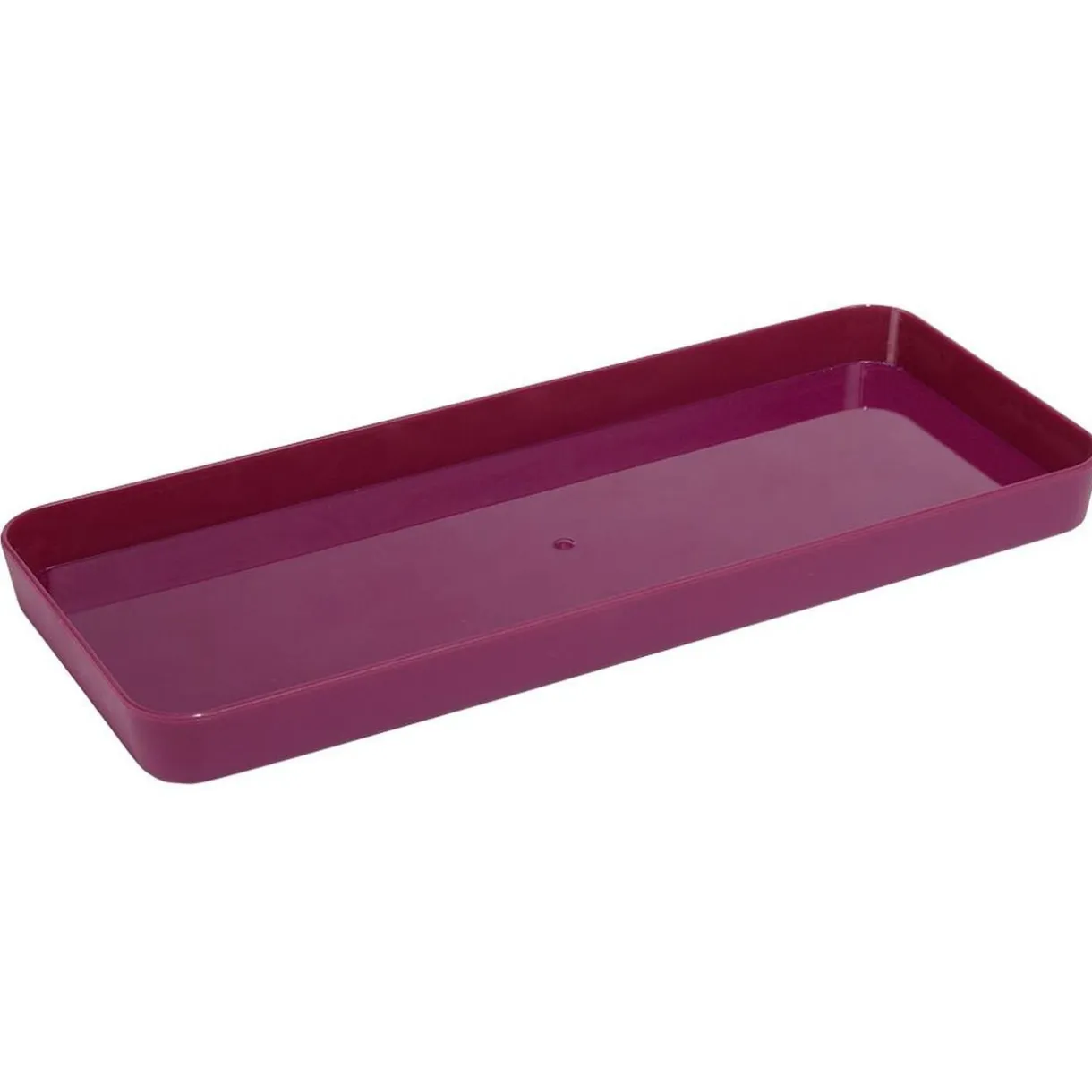 Plateau rectangulaire rouge plastique 26x11xH2cm < Gifi Outlet