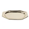 Plateaux de présentation ovale x4 carton métallisé doré 25x34cm < Gifi Best