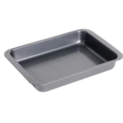 Plat à four métal noir 42x42xH6cm < Gifi New