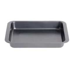 Plat à four métal noir 42x42xH6cm < Gifi New