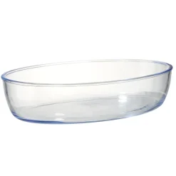 Plat à four ovale 1,5L en verre 26x18xH6cm