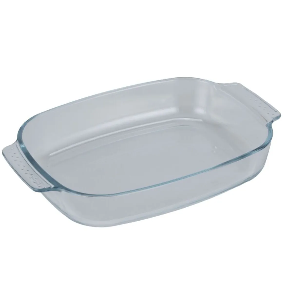 Plat à four rectangulaire x2 verre transparent 2L et 2,7L