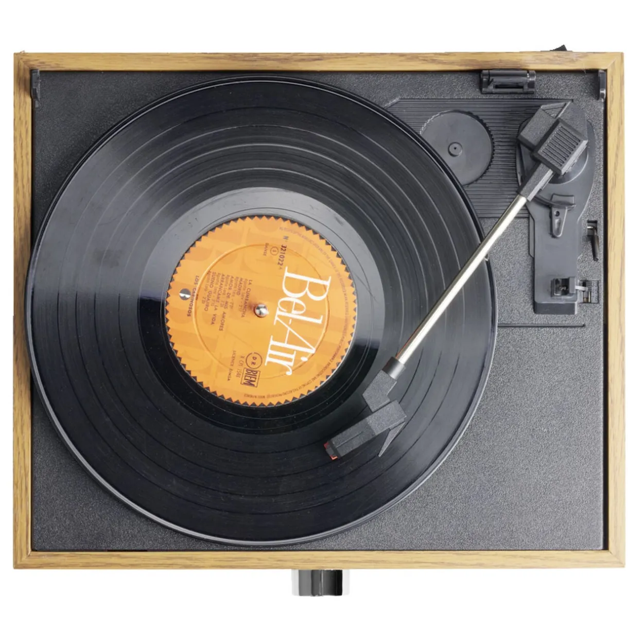 Platine vinyle vintage enceinte bluetooth 2en1 < Gifi Discount