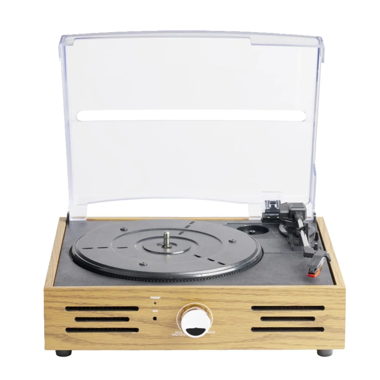 Platine vinyle vintage enceinte bluetooth 2en1 < Gifi Discount