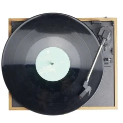 Platine vinyle vintage enceinte bluetooth 2en1 < Gifi Discount