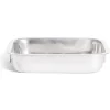 Plat à lasagnes en inox 27x19,5xH6,5cm