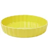 Plat à tarte céramique couleur unie Ø26,5cm (3 modèles)