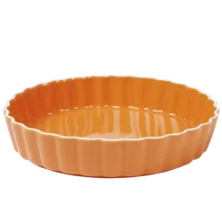 Plat à tarte céramique couleur unie Ø26,5cm (3 modèles)