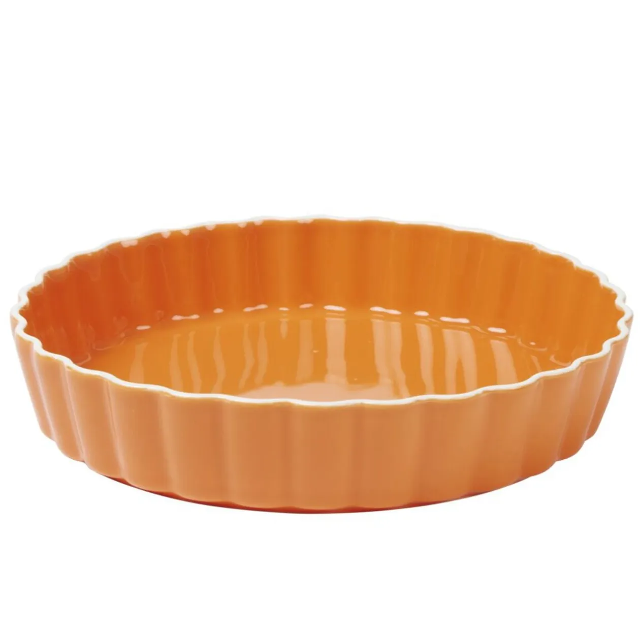 Plat à tarte céramique couleur unie Ø26,5cm (3 modèles)