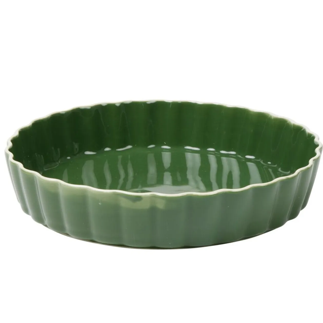 Plat à tarte céramique couleur unie Ø26,5cm (3 modèles)