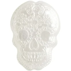 Plat tête de mort Halloween en verre < Gifi Online
