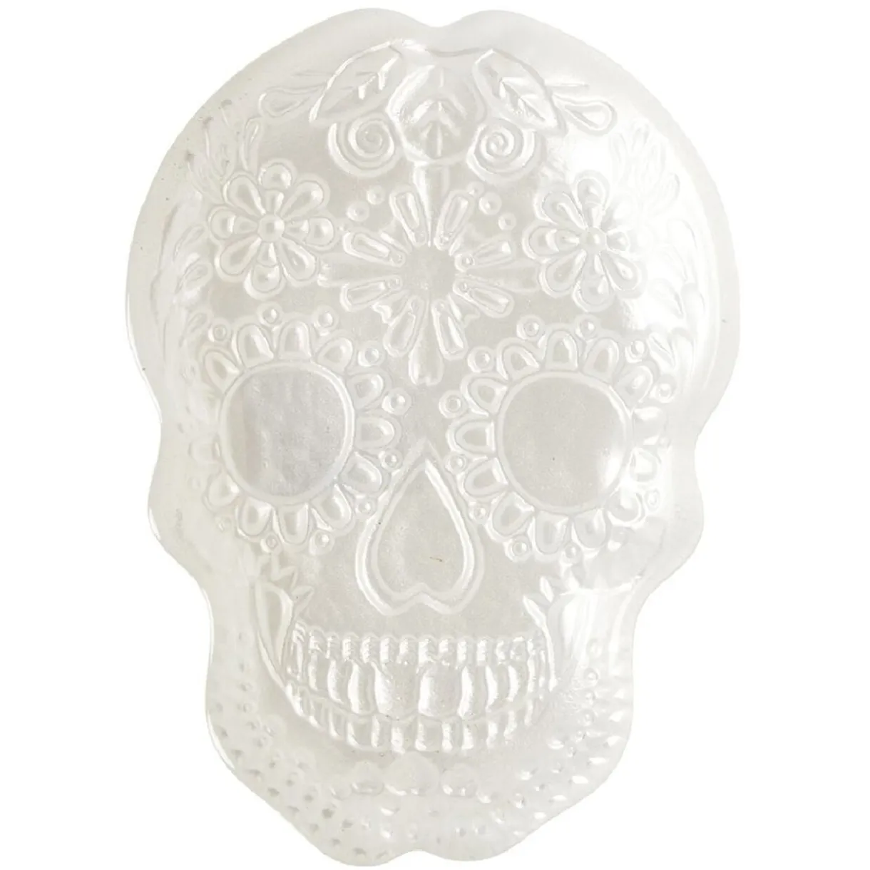 Plat tête de mort Halloween en verre < Gifi Online