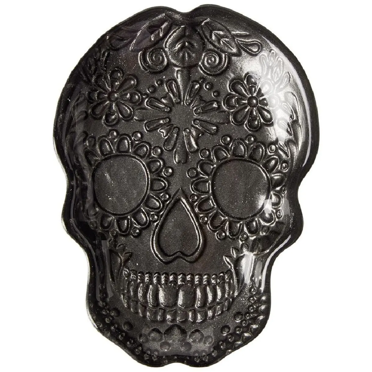 Plat tête de mort Halloween en verre < Gifi Online