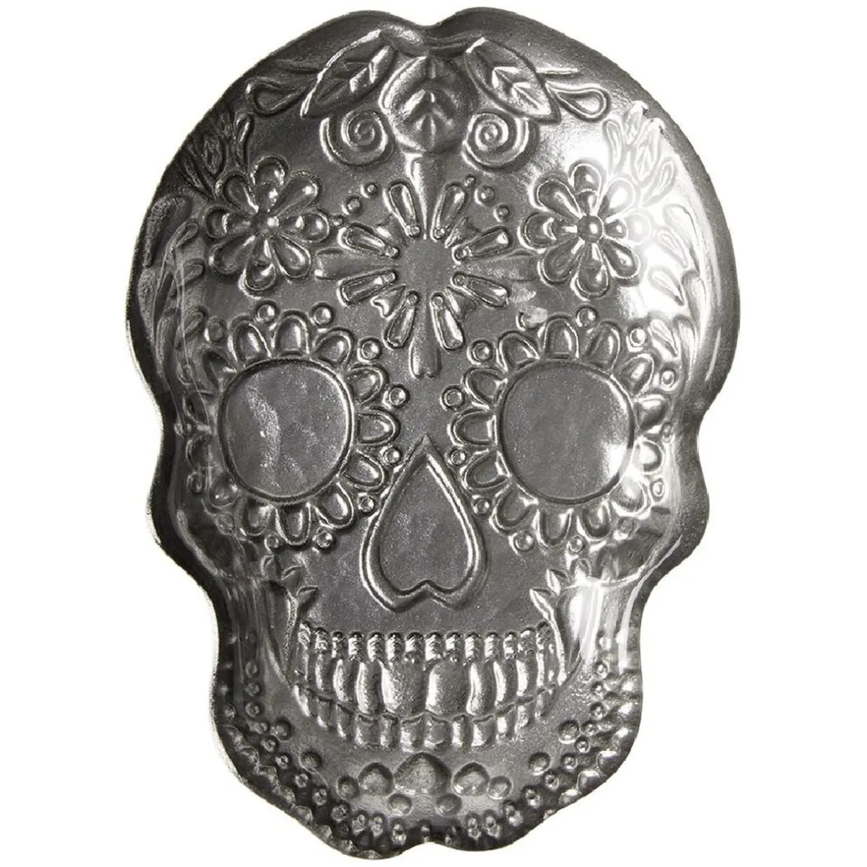 Plat tête de mort Halloween en verre < Gifi Online