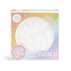 Plâtre 3D à peindre licorne ou dinosaure - 2 modèles