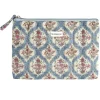 Pochette cosmétique Indie plate polycoton matelassée 23x16cm (2 modèles) < Gifi Hot