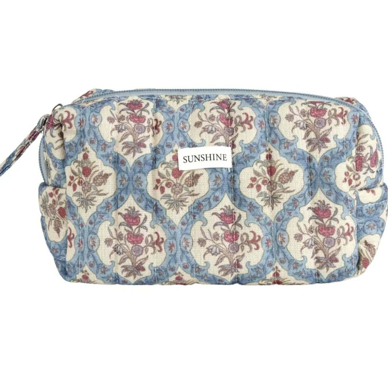 Pochette cosmétique Indie polycoton matelassée 19x8x10cm (2 modèles)