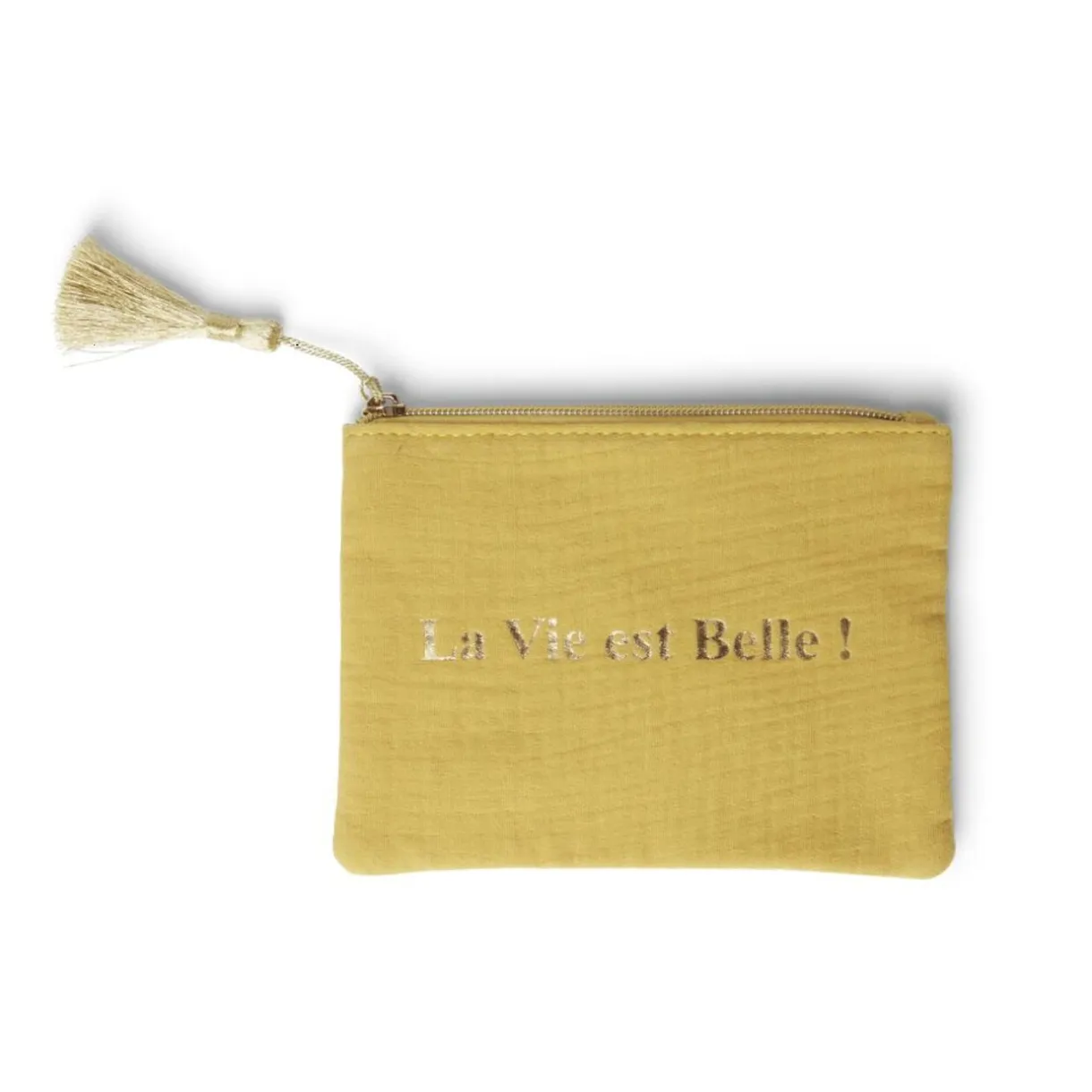 Pochette cosmétique inscription message positif 13x17cm - 3 modèles < Gifi Discount
