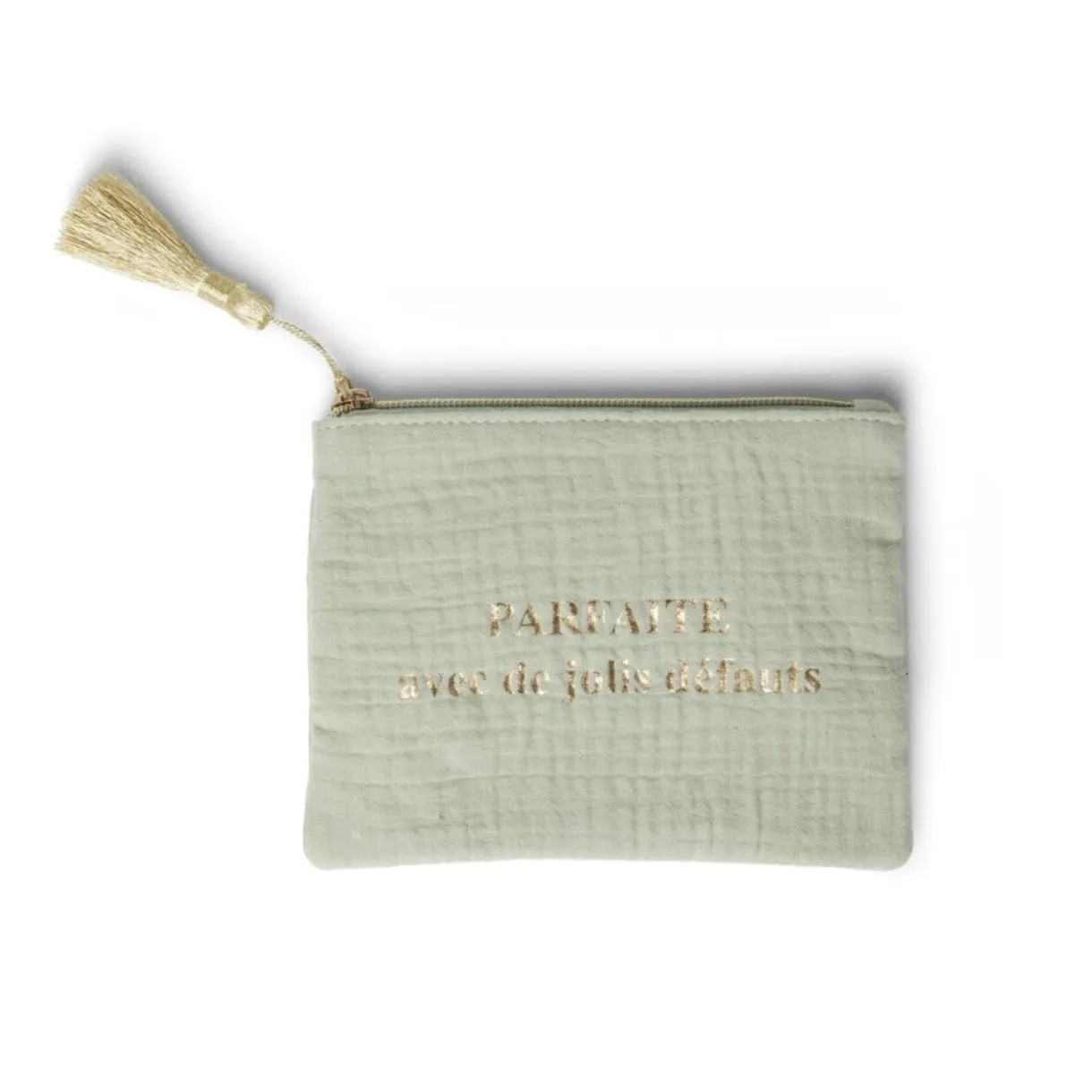 Pochette cosmétique inscription message positif 13x17cm - 3 modèles < Gifi Discount
