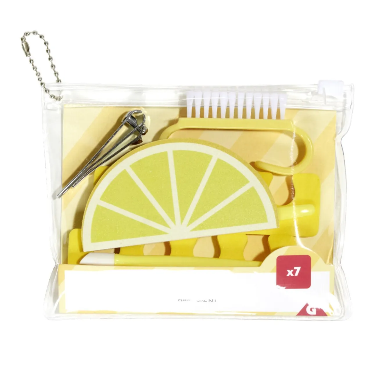 Pochette manucure et pédicure avec 7 accessoires - 3 modèles