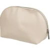 Pochette à maquillage polyester beige nude