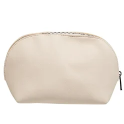 Pochette à maquillage polyester beige nude