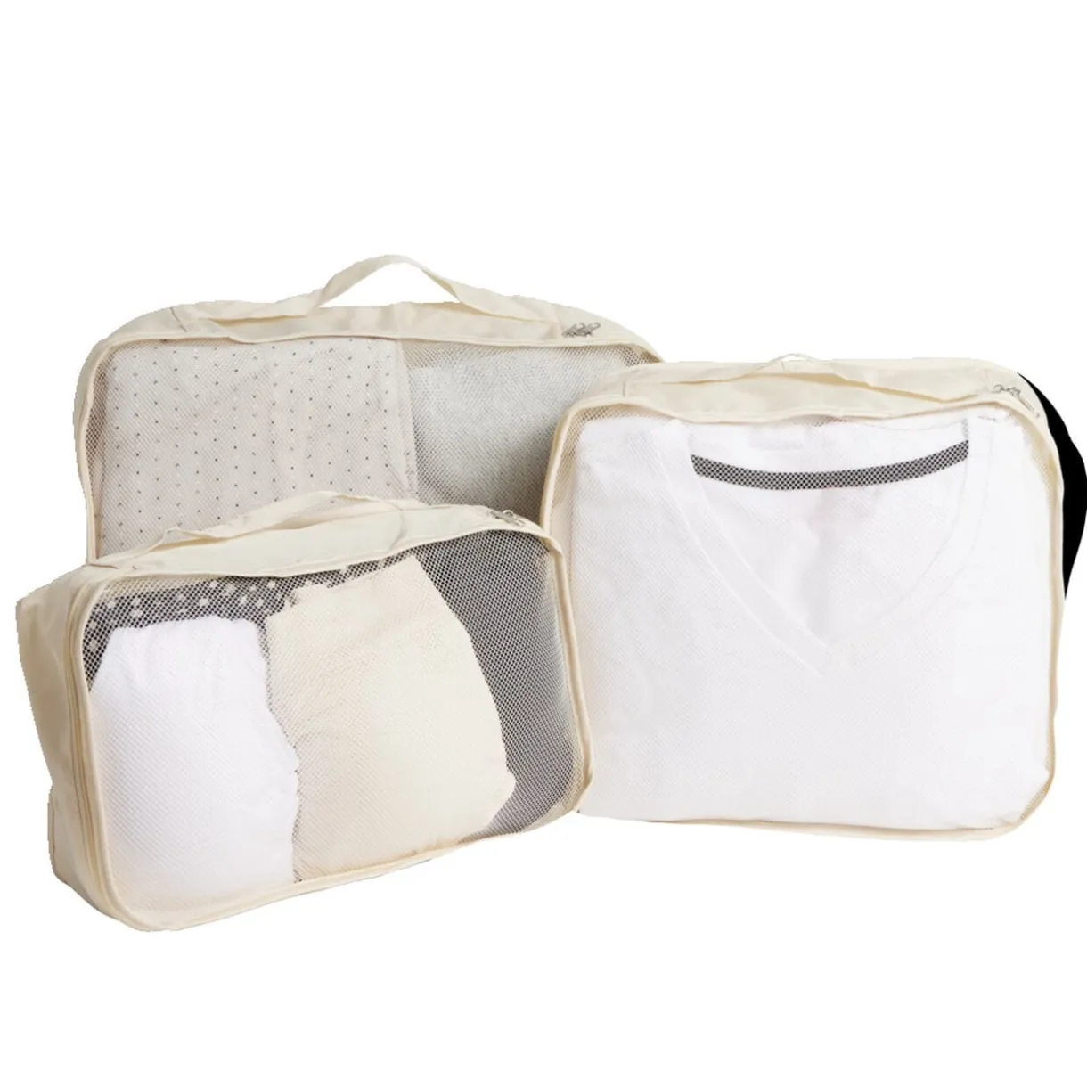 Pochette organisateur de valise 3 tailles assorties S/M/L (2 modèles) < Gifi