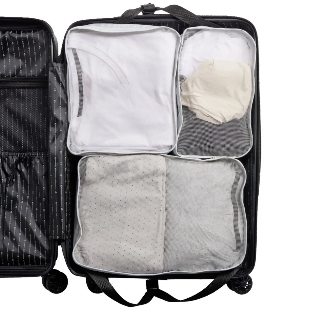 Pochette organisateur de valise 3 tailles assorties S/M/L (2 modèles) < Gifi
