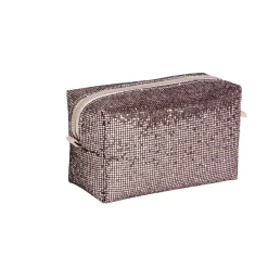 Pochette pailletée rectangulaire 15x7xH9cm - 2 modèles rose ou noir < Gifi Hot