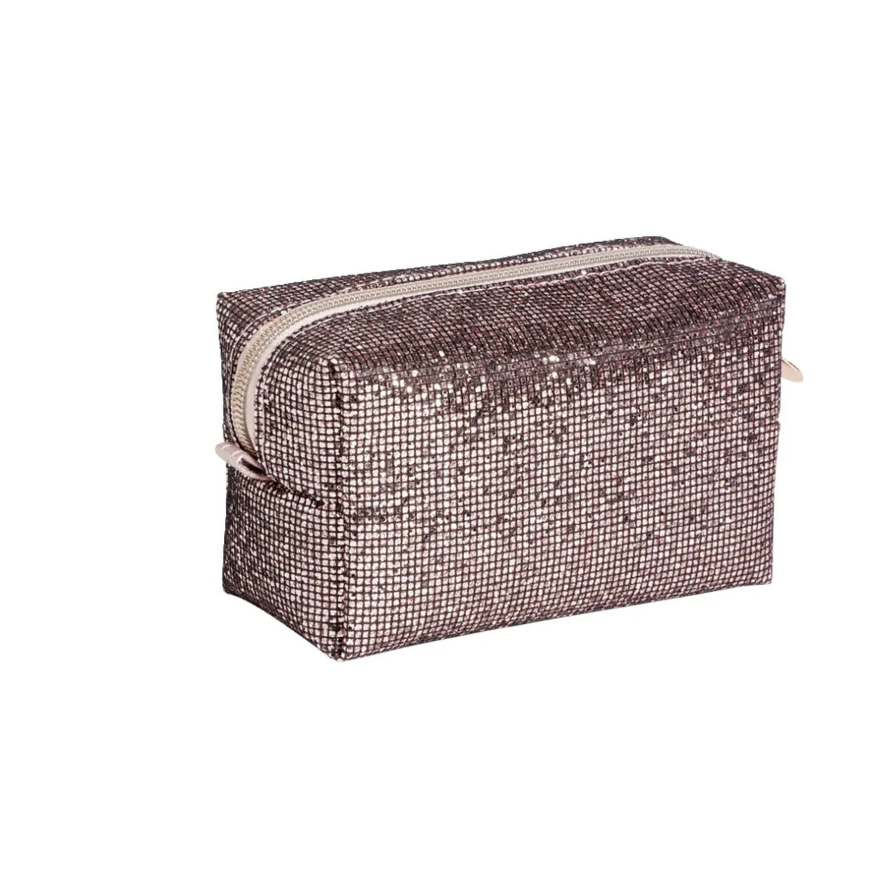 Pochette pailletée rectangulaire 15x7xH9cm - 2 modèles rose ou noir < Gifi Hot