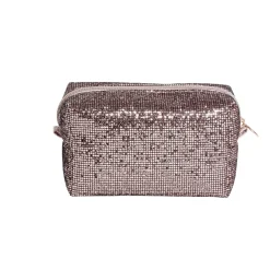 Pochette pailletée rectangulaire 15x7xH9cm - 2 modèles rose ou noir < Gifi Hot