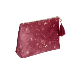 Pochette velours motif cosmic astro 21x7,5xH15,5cm - 2 modèles bleu ou rouge < Gifi Online