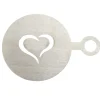 Pochoir de décoration de café x2 acier doré 8,5x12cm < Gifi Discount