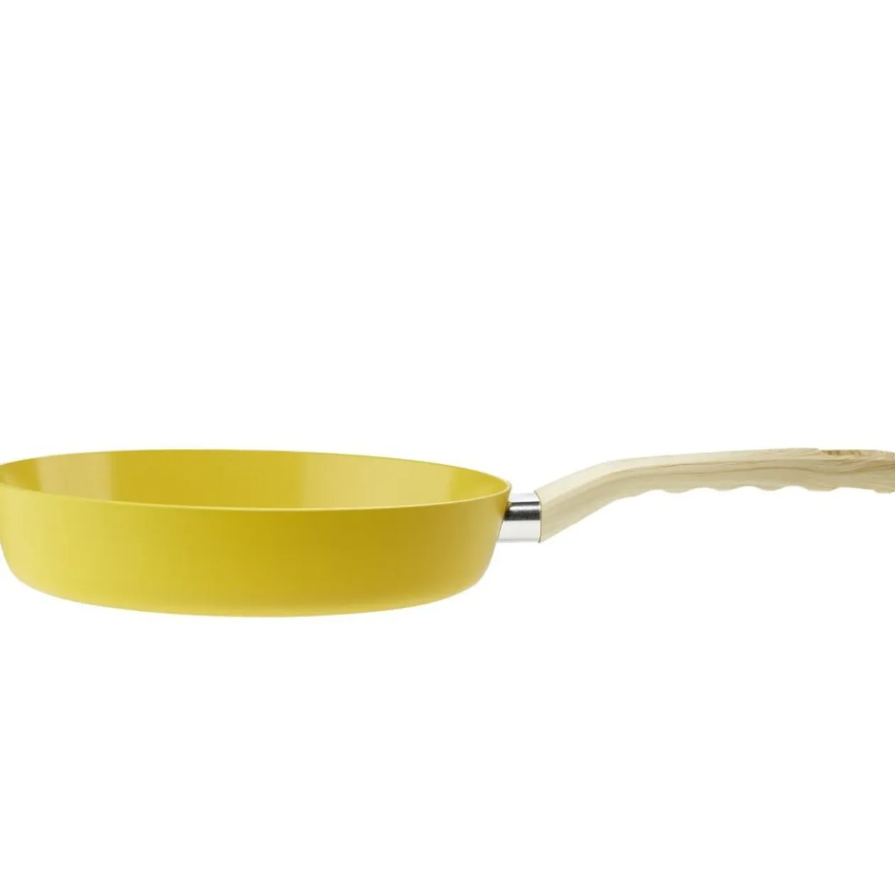 Poêle alu revêtement antiadhésif tous feux dont induction Ø24cm jaune