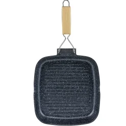 Poêle grill tous feux dont induction aluminium noir Ø24cm < Gifi Outlet