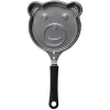 Poêle à pancake forme ourson gris et noir L15cm < Gifi Sale