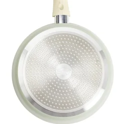 Poêle poignée effet bois aluminium et céramique vert Ø24cm < Gifi Sale