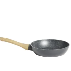 Poêle tous feux dont induction aluminium noir et poignée bois Ø20cm < Gifi Outlet