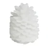 Pomme de pin effet cire à LED blanc Ø10xH12cm < Gifi Discount