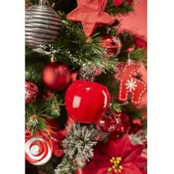 Pomme rouge à suspendre déco Noël < Gifi
