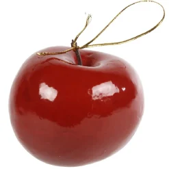 Pomme rouge à suspendre déco Noël < Gifi