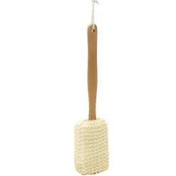 Éponge de douche avec manche en bois L38cm < Gifi New