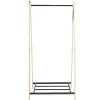 Portant bambou et tablette 75x44xH160cm