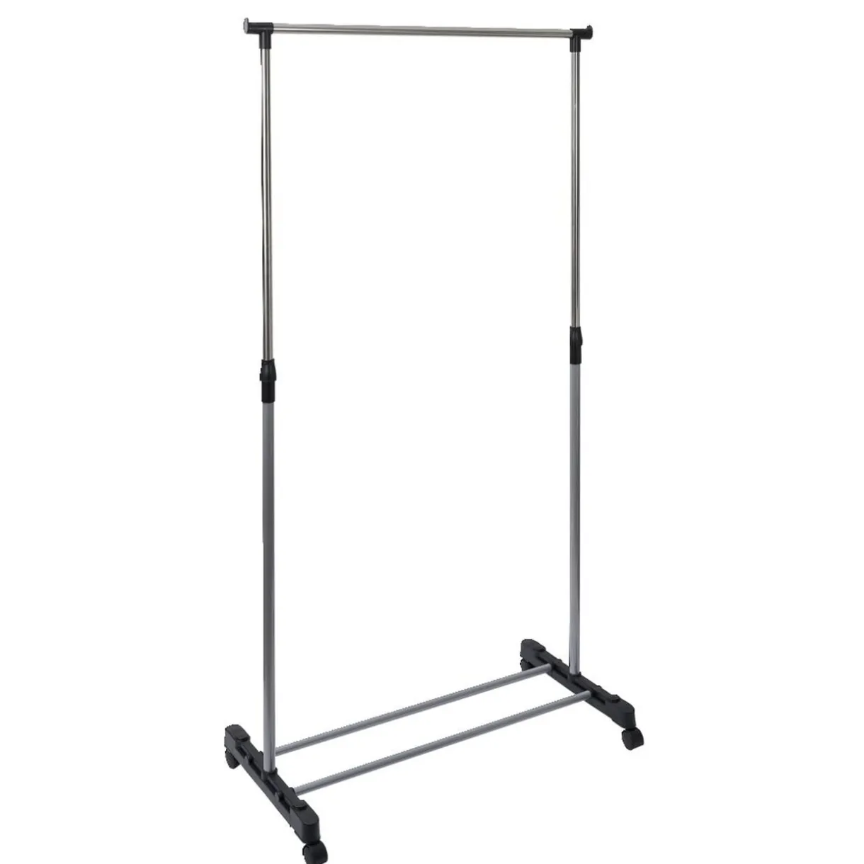 Portant simple extensible en métal 80x42xH97à160cm < Gifi Outlet