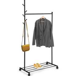 Portant vêtements simple acier et roulettes 3en1 < Gifi Online