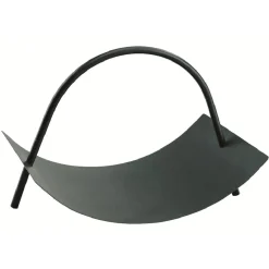 Porte bûche avec anse métal noir < Gifi Clearance